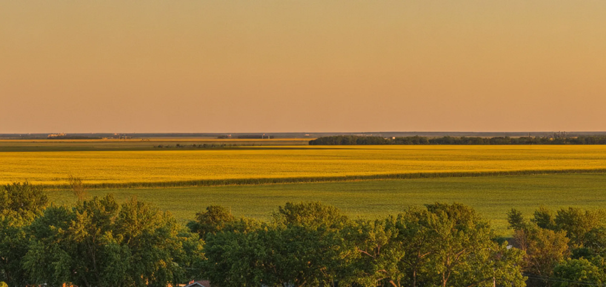 Manitoba and Saskatchewan landscape